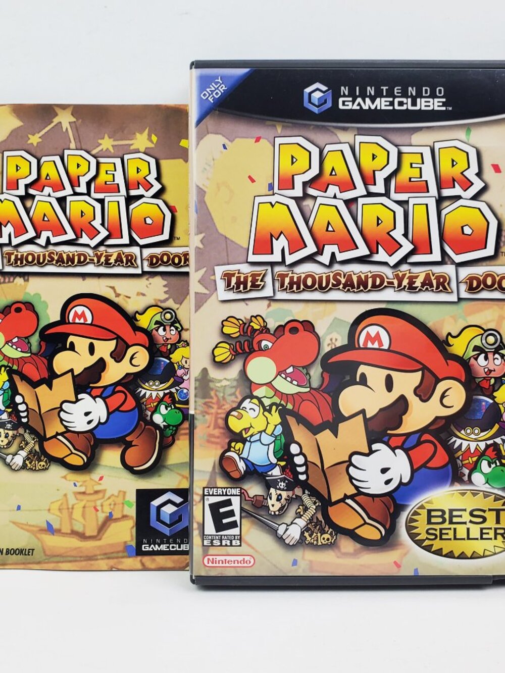 Paper Mario Thousand Year Door Nintendo GameCube *Case, Manual Only - No Disc*